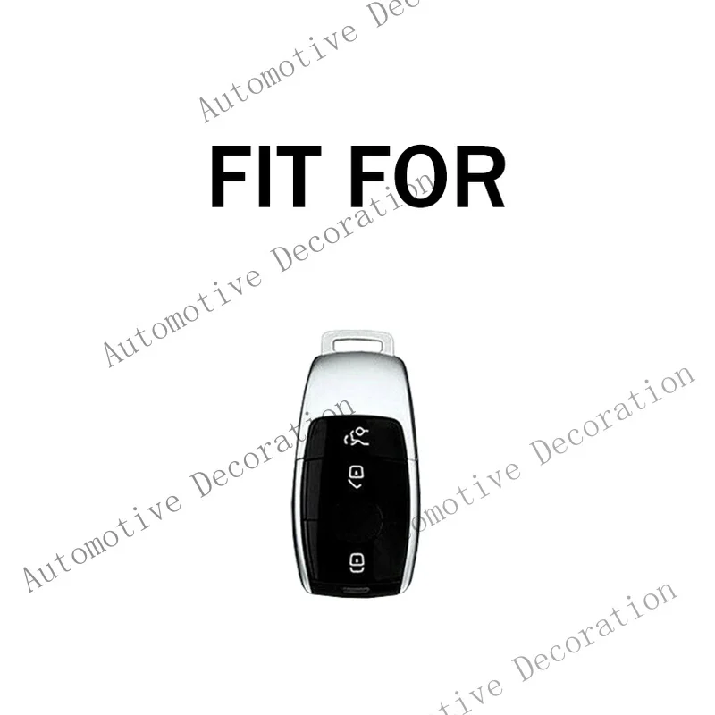 Z+ For Mercedes-Benz New E Class Leather Smart Car Key Fob Cover Case Holder Shell