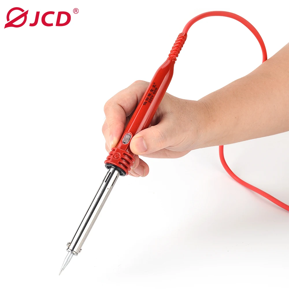 JCD New Electricity Soldering Iron Large Knob Easy to Adjust Temperature 110V 220V Portable Soldering Iron Welding Repair Tools