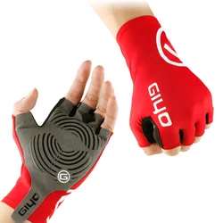 Giyo Breaking Wind Cycling Half Finger Gloves Anti-slip Bicycle Mittens Racing Road Bike Gloves MTB Biciclet Guantes Ciclismo