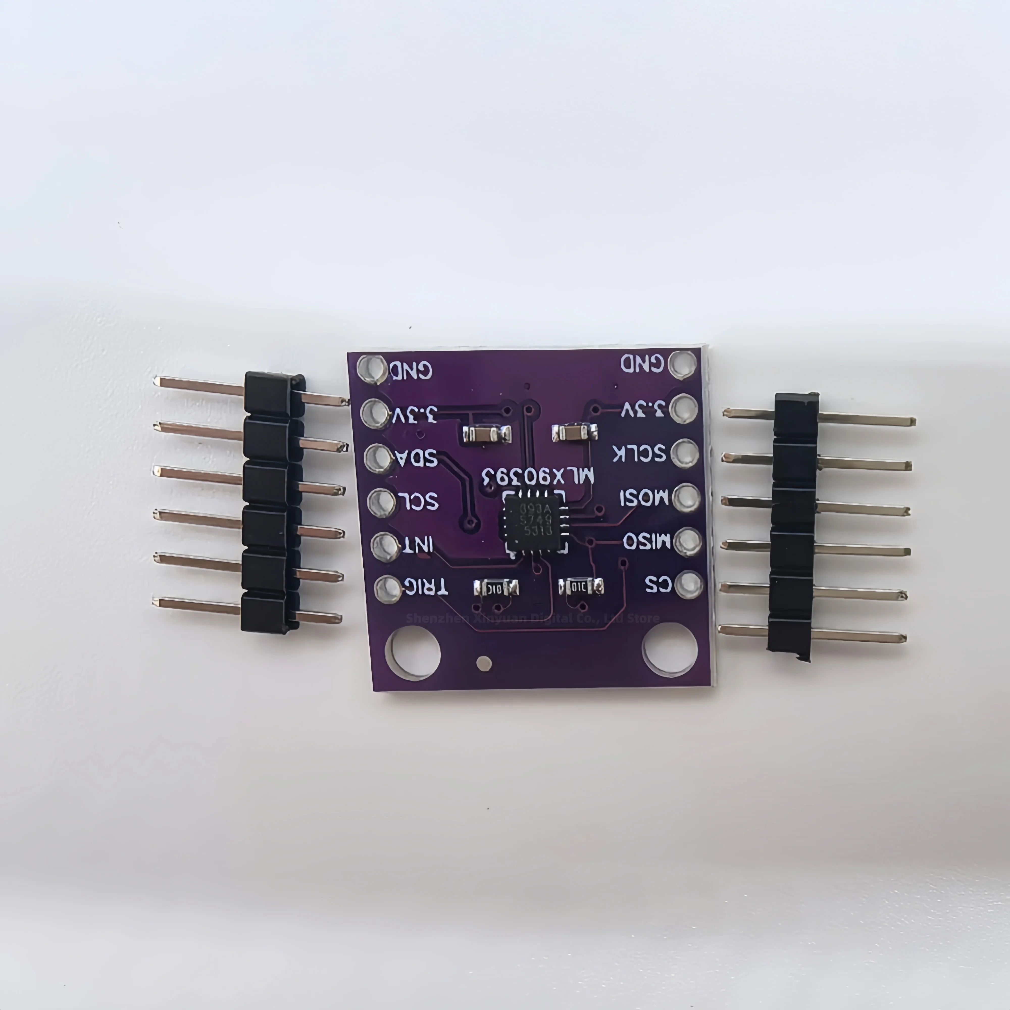 MLX90393 2.2V~3.6V Digital 3D Hall Position Sensor Module, Displacement Angle Rotation Measurement 90393 Module
