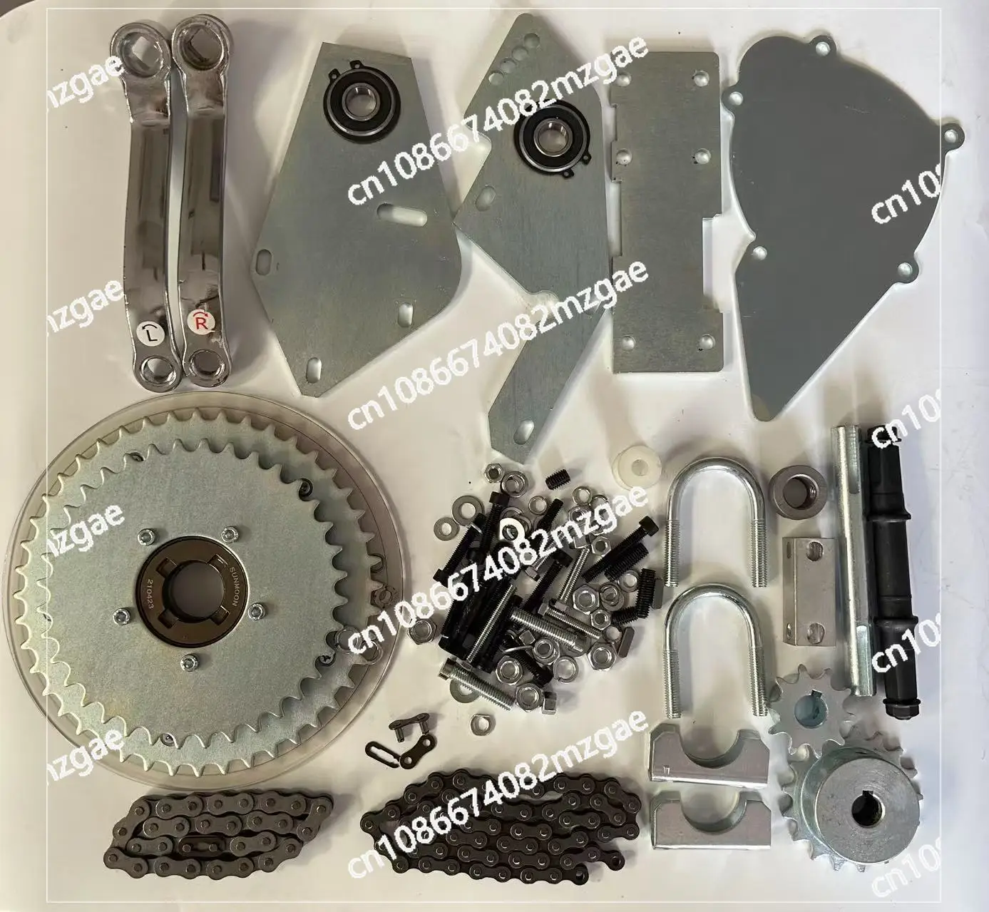 New Gear Conversion Kit for Bicycle Modification, Complete Set for Drivetrain Upgrade and Gear System Enhancement