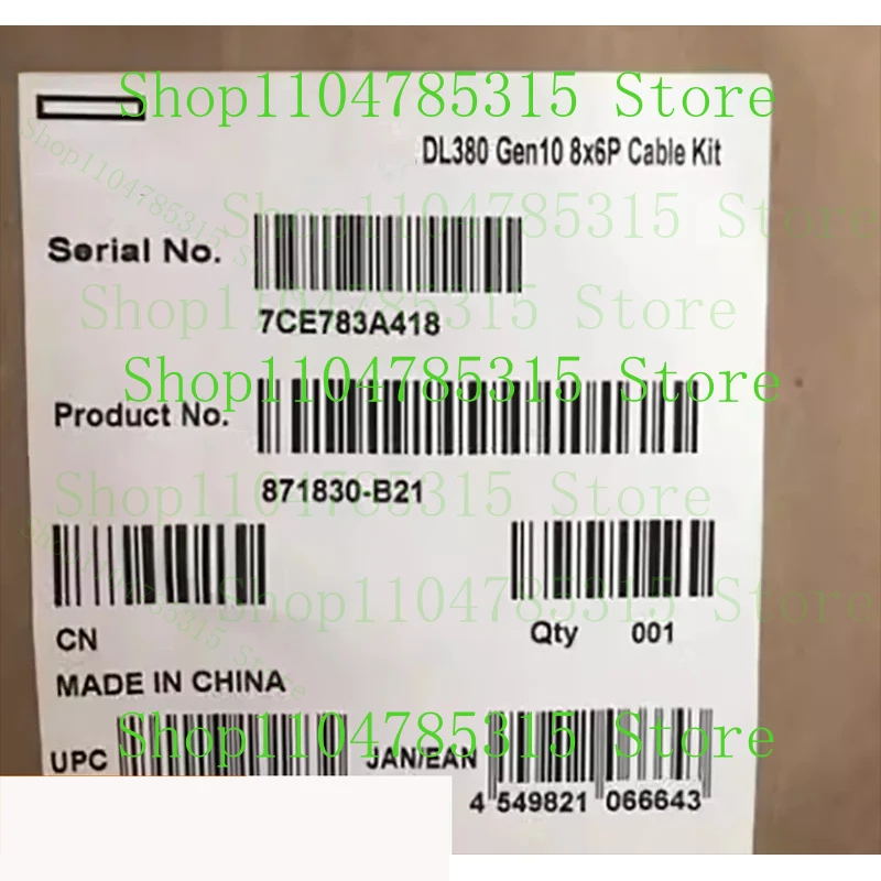 ДЛЯ HP871830-B21 DL380 Gen10 8-контактный комплект кабелей, новый! ДЛЯ HP871830-B21 DL380 Gen10 8-контактный комплект кабелей, новый!