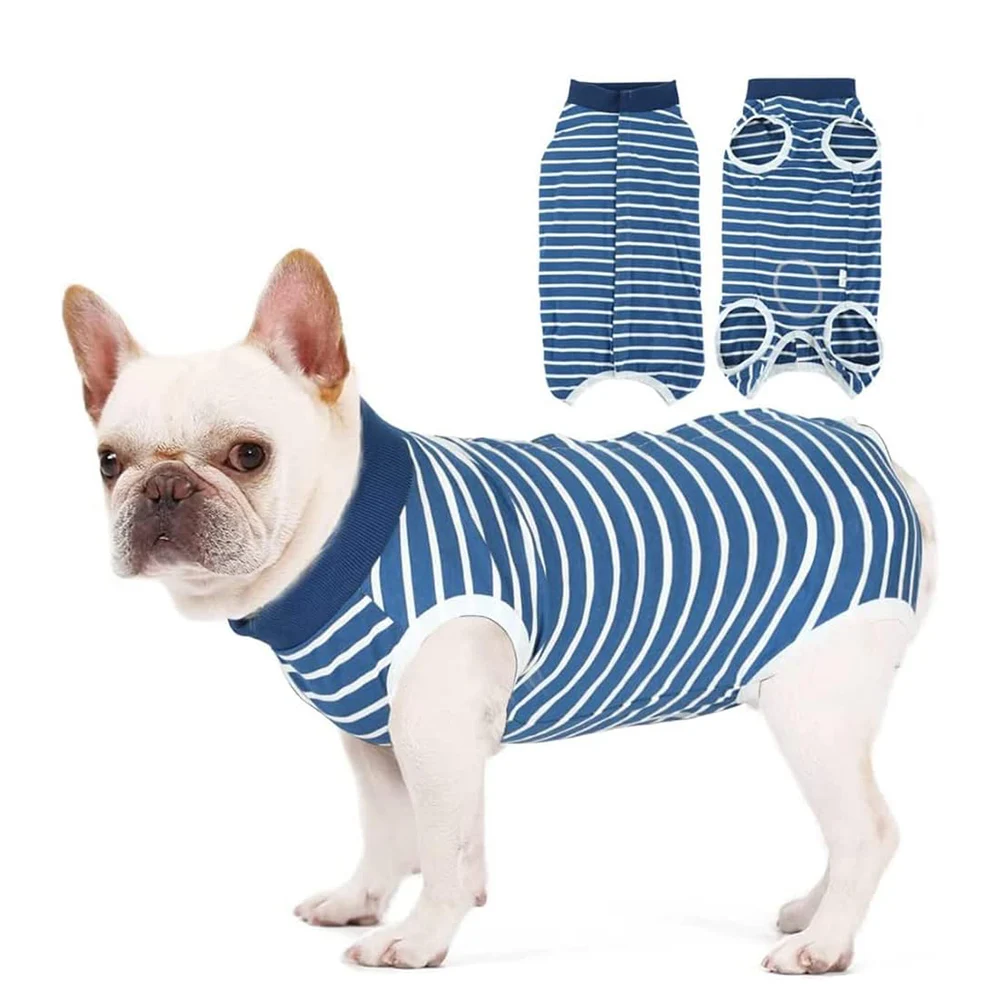 Dog Surgical Recovery Suit Abdominal Wound Wrap Belly Protector After Surgery Puppy Surgical Clothes Home Indoor Pets Clothing