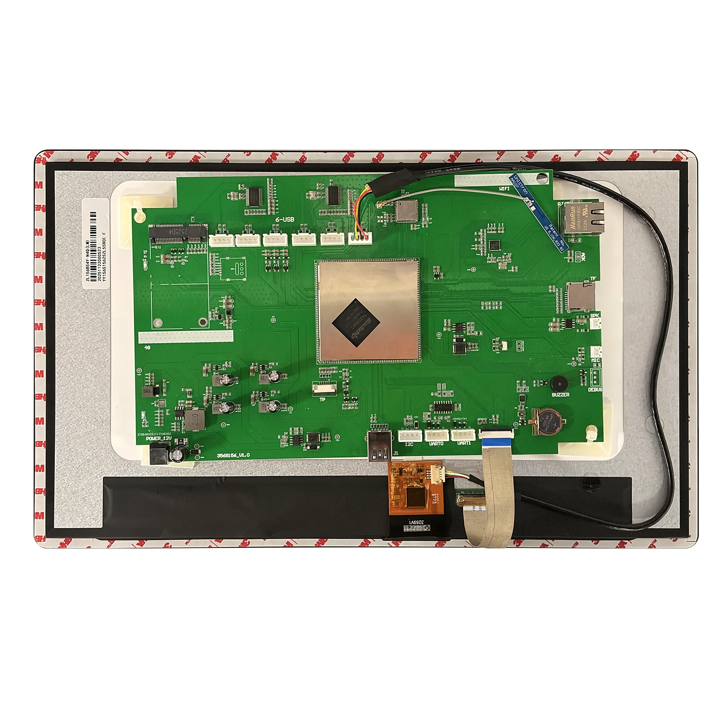2026 For Custom Industrial 15.6 Inch RK3568 1980x1080 Resolution 2.0GHz Quad-core A55 for 2GB DDR3 RAM RS485 Support LCD