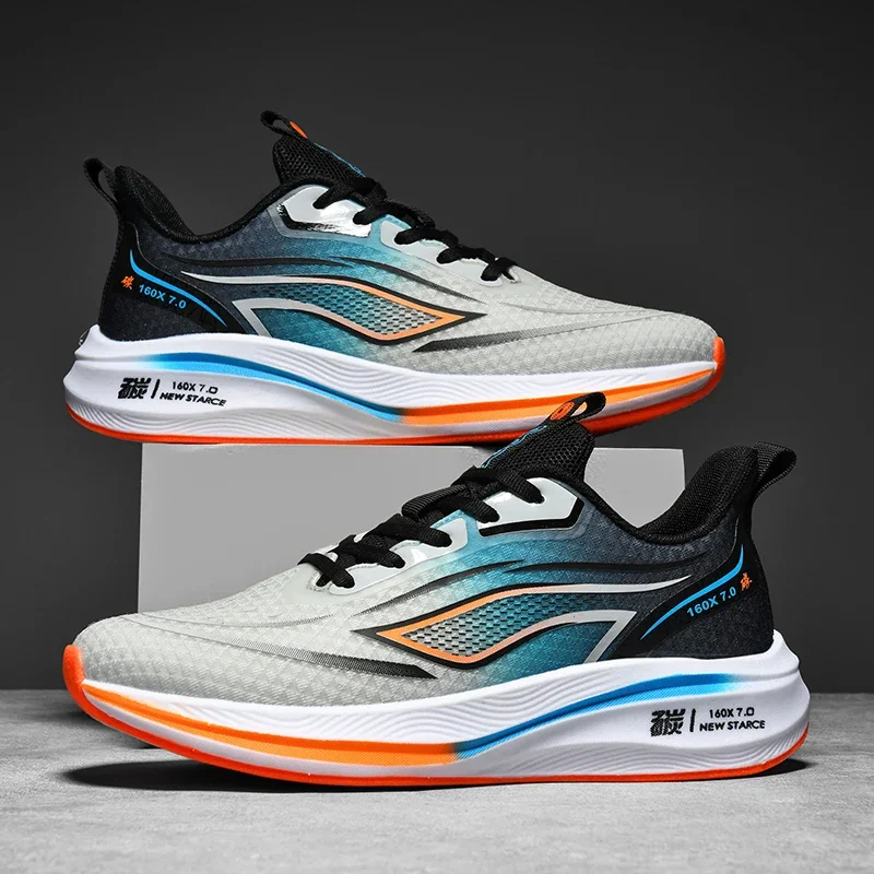 

Spring Men's Free Running Shoes Soft Sole Cushion Jogging Sports Shoes Summer Mesh Breathable Sock Sneakers Men Walking Shoes
