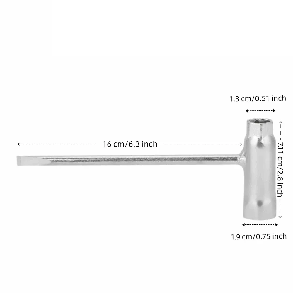 2SET Silver Chainsaw Wrench Kit Carburetor Adjustment Tool for Stihl Husqvarna 024 026 MS240 MS260 MS192T MS200T 028 031 032 view 6