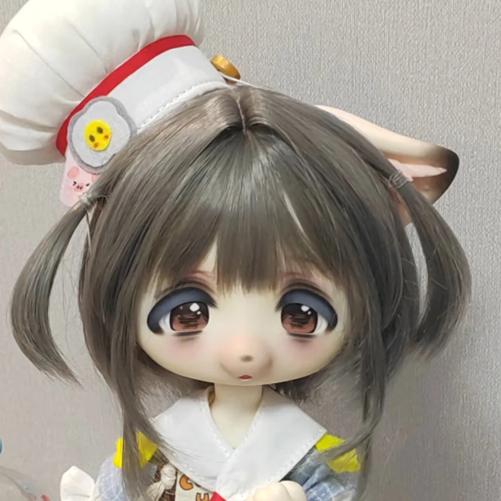 

Аниме 1/6 кукла BJD с большой головой, без макияжа, полимерный материал, милая кукла, аксессуары для кукол «сделай сам», без макияжа, игрушки для подарков
