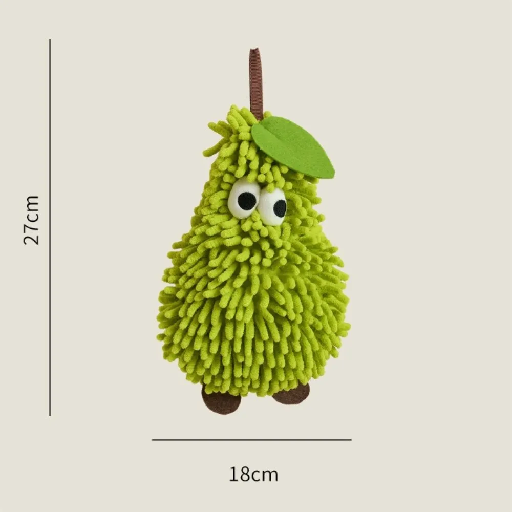 

Cute Chenille Fuzzy Ball Hand Towels Quick Dry Absorbent Wipe Hand Towel Hanging No shedding Wipe Handball