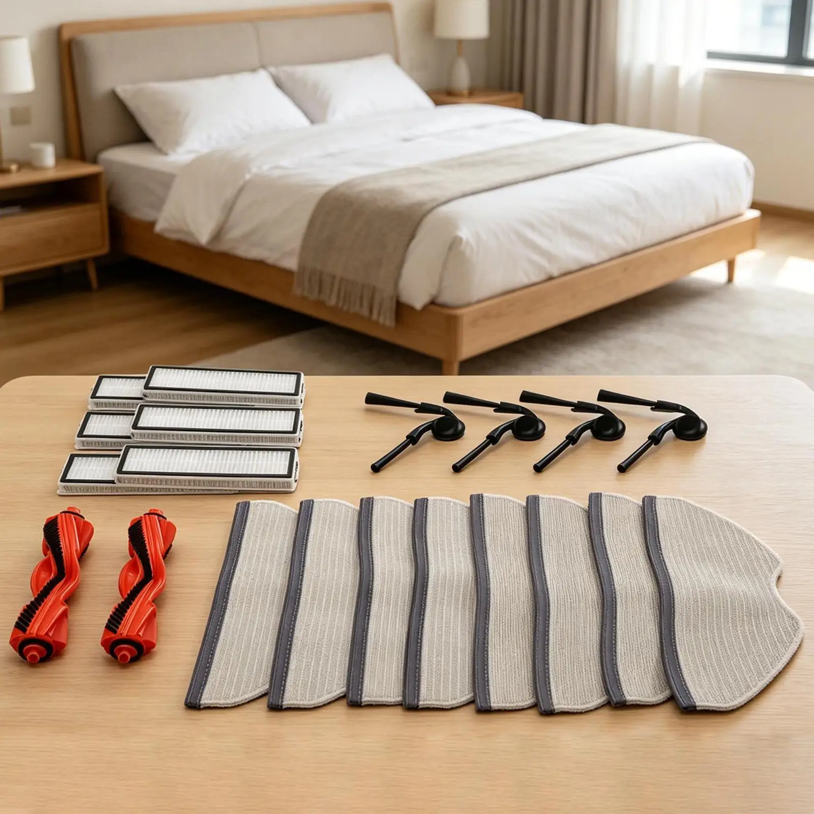 Replacement Parts For Vacuum Cleaner for Cleaning No Vacuum Brush Kit Filter Paper for element Cleaning Brush Tool Easy