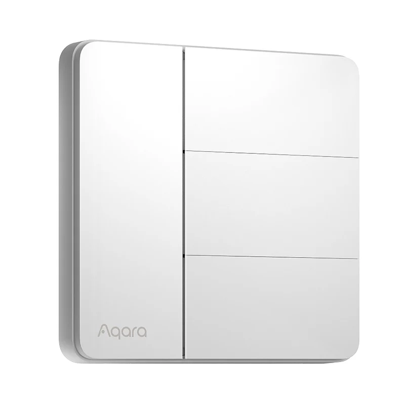 Aqara Smart Wall Switch Z1 Meer controle Zigbee 3.0 Compatibel met Single Live/Neutral Wire Design Werk met Mi Home HomeKit APP