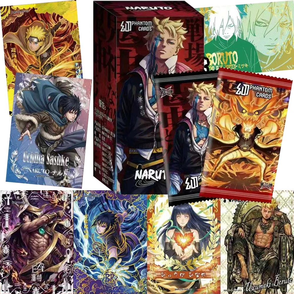 Naruto Chapter 3 Premium Collection Trading Cards Hot Blooded Exquisite Character Uchiha Sasuke Anime English Language Cards Toy