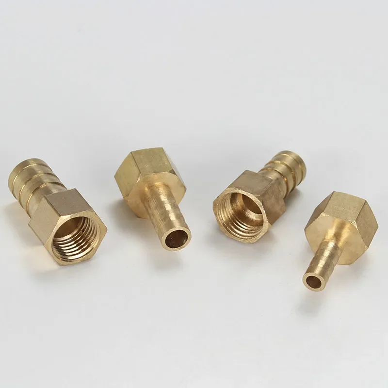 

5pcs/lot Pneumatic Pagoda Connector Barb Connector Female Thread 1/8 1/4 3/8 1/2 Brass Pipe Fittings