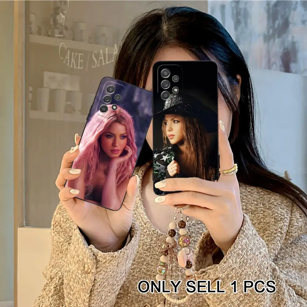 Shakira Fashion Matte TPU Mobile Phone Case for Samsung Galaxy A56 55 54 53 52 51 36 35 34 23 16 15 5G Colorful Cover