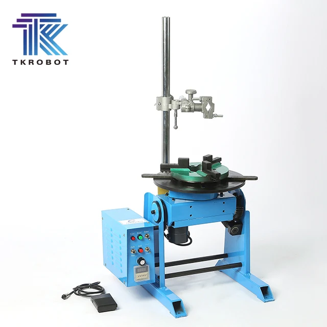 TKweld Cu-stom Portable Construction Automatic Motor Core Component Welding Positioner 30-600KG CNC Cylindrical Tanks