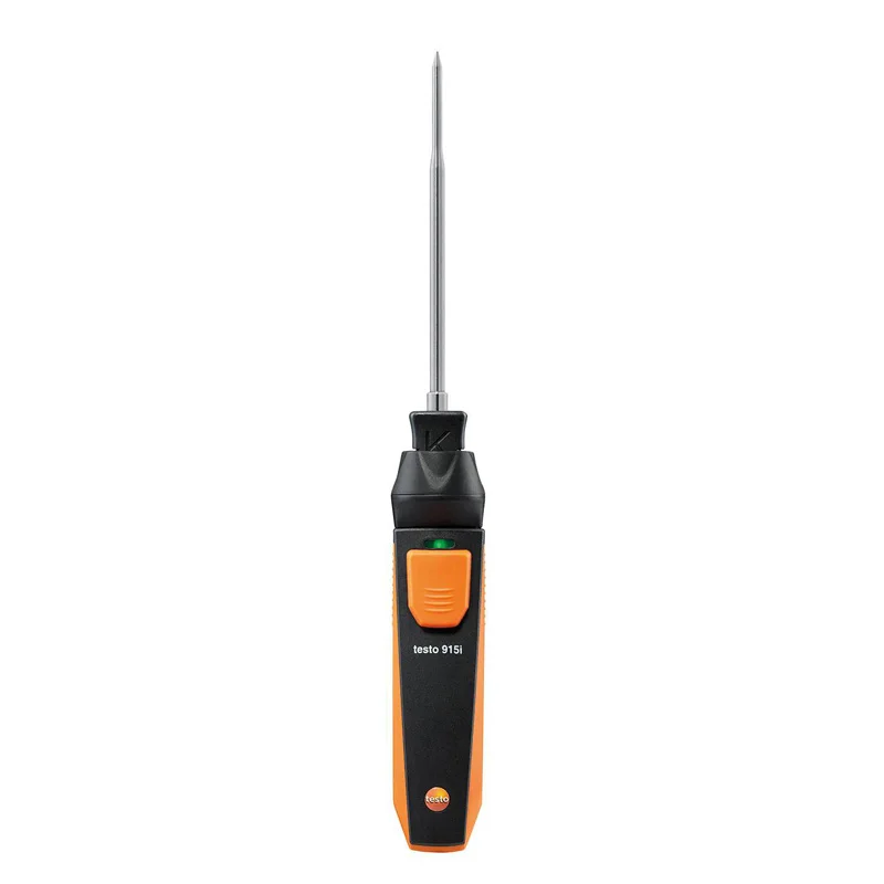 Testo 915i Temperature Instrument Kit Bluetooth Split 0563 5915 With 3 PCS Temperature Probes For Air Penetration Surface