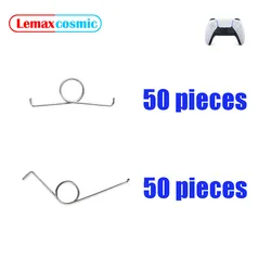 50/100 Pieces Dualsense R2 L2 Trigger Buttons Rotating Shaft Springs Motor Spring Metal Part For Sony Playstation 5 PS5