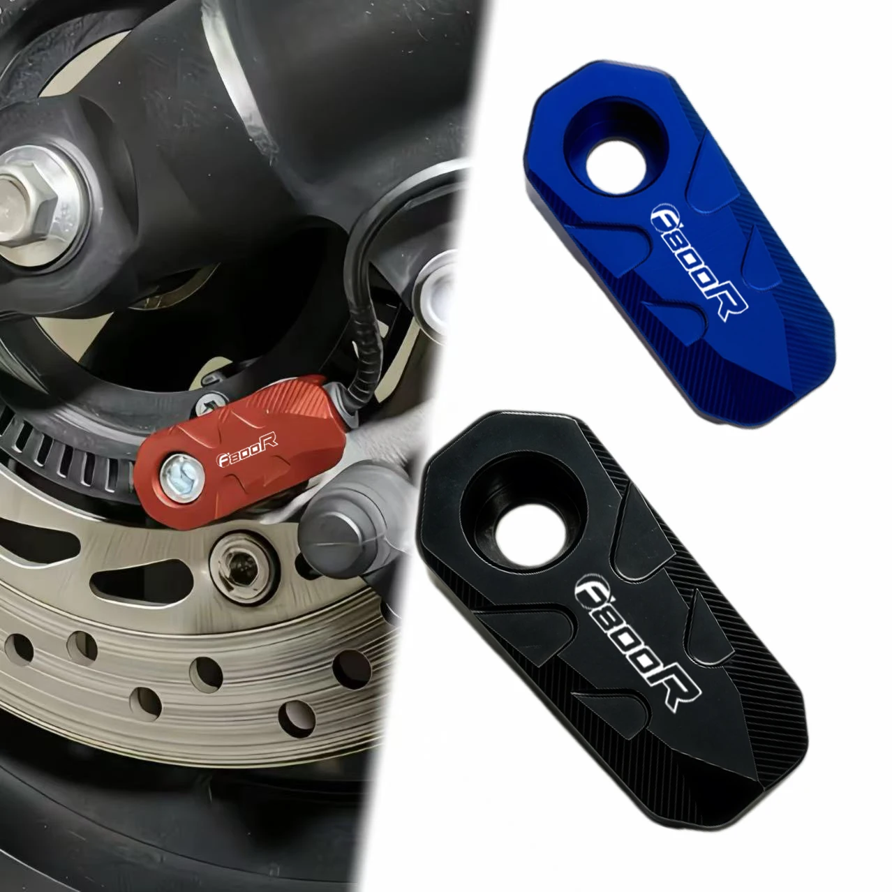 

Защитная накладка из алюминия с ЧПУ для датчиков ABS переднего и заднего колеса мотоцикла BMW F800R