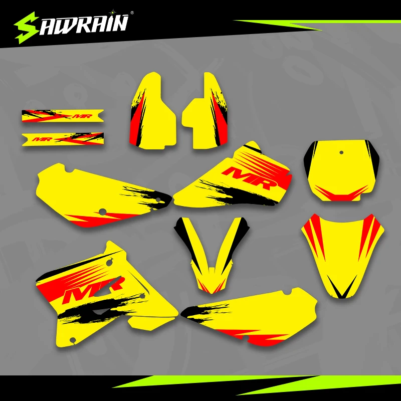 

Sawrain for SUZUKI 01-18 RM85 Motorcycle Graphics Backgrounds Decal Stickers Kits