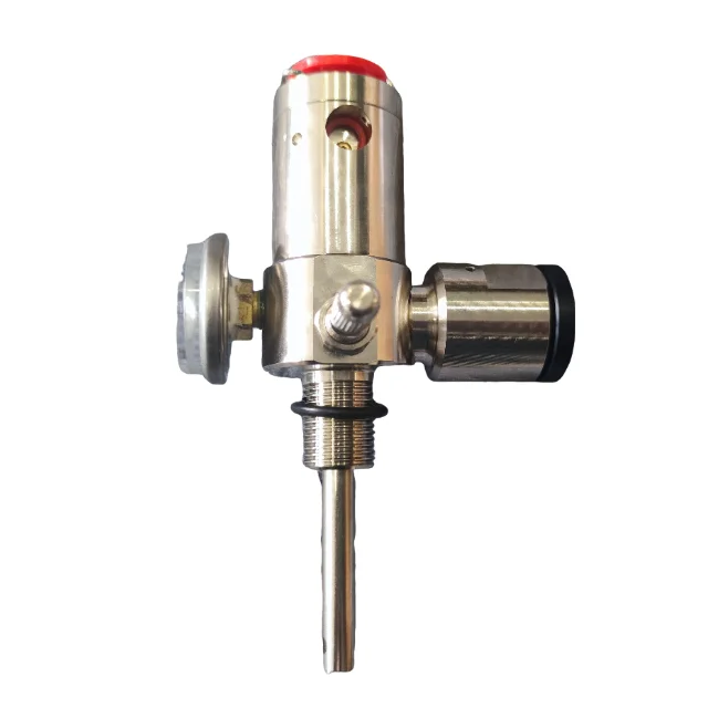 OEM Emergency Escape Breathing Apparatus Steel/Carbon Fiber Cylinder Valve with 40Mpa Pressure Gauge for Marine&Firefighting
