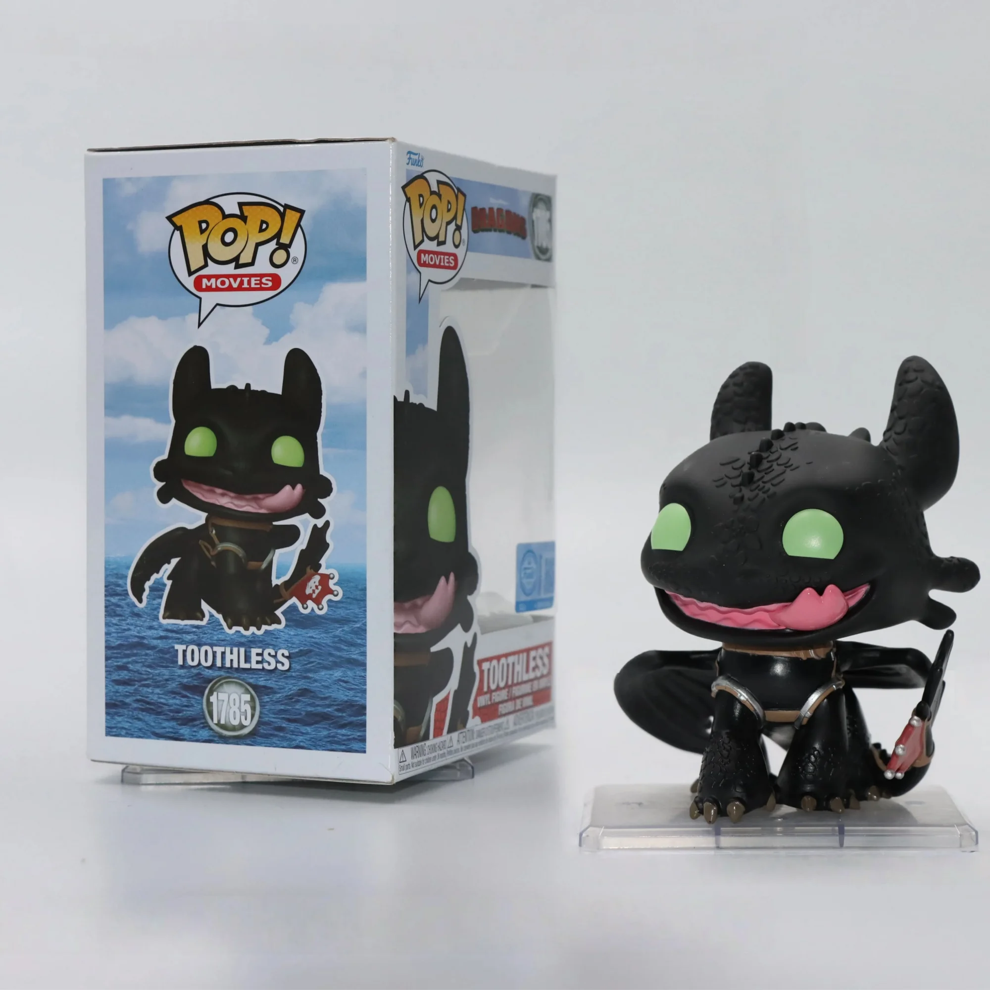 

Toothless (Smiling) Figure How to Train Your Dragon Funko Pop #1620 Official Authentic Limited Collect Edition Figures Fans Gift