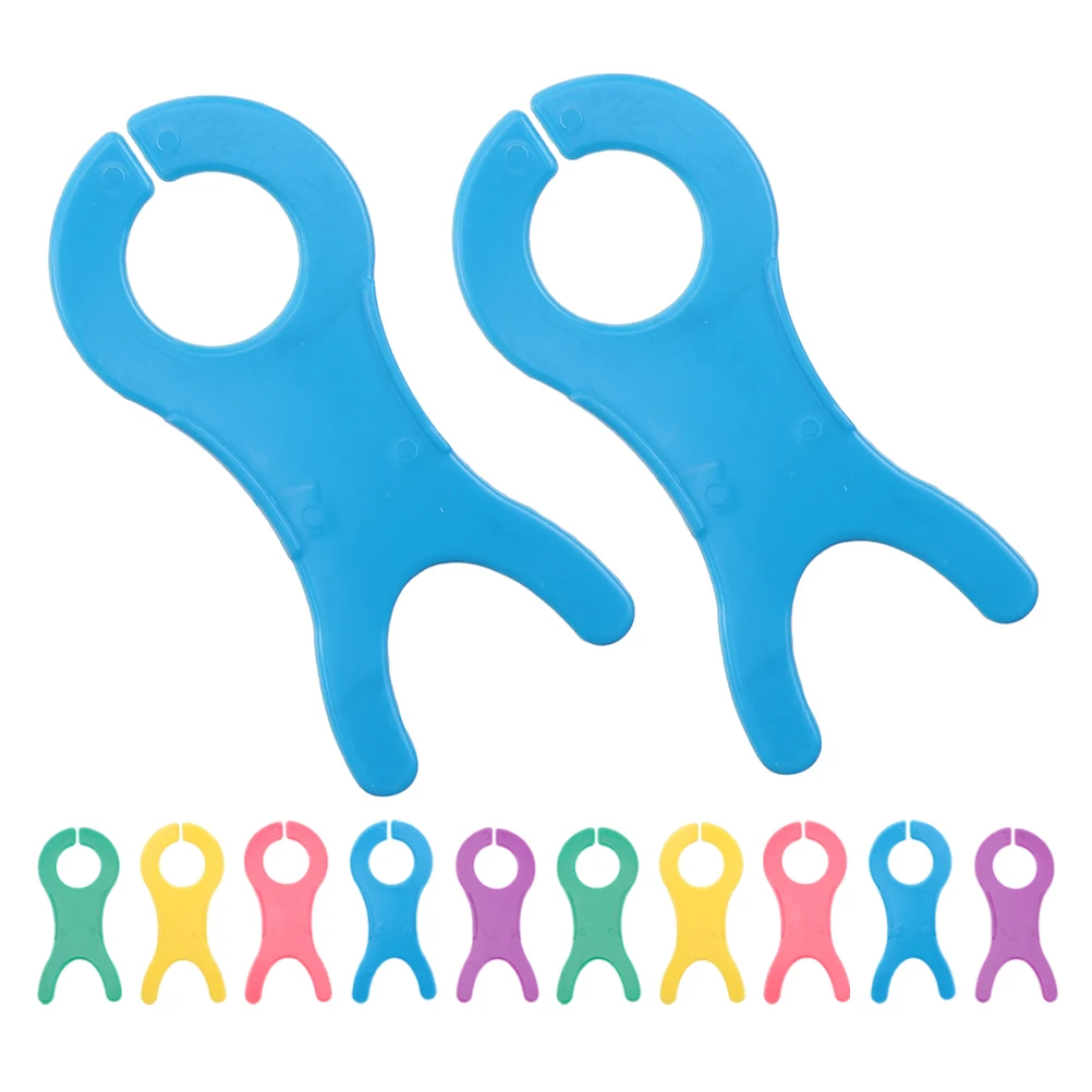 25Pcs Fish Yarn Bobbins Colorful Thread Holder for DIY Knitting Crochet Thread Organizer Lightweight Portable Tool