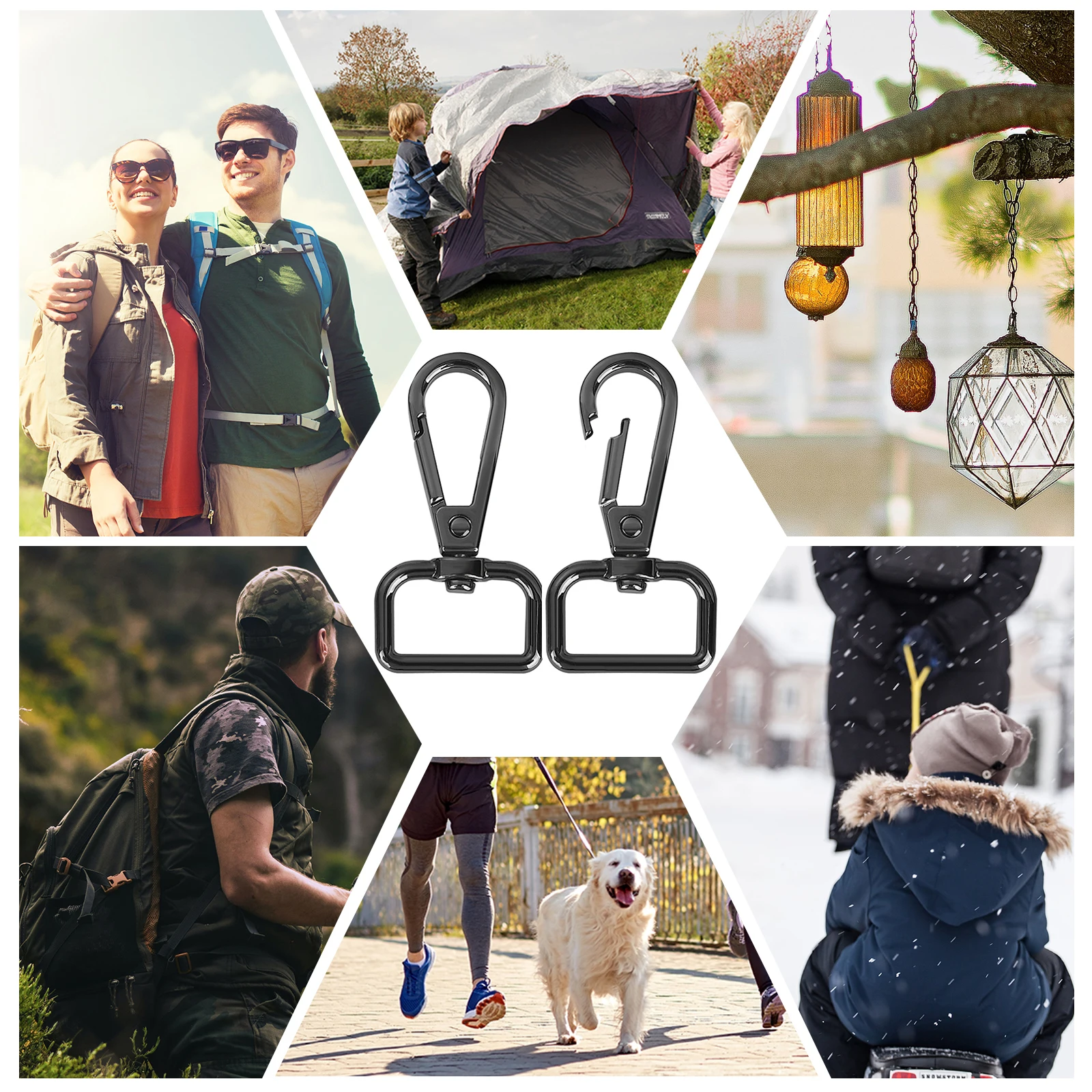 

5 шт., металлические пряжки для сумок, застежка-лобстер, воротник, карабин, карабин, брелок «сделай сам», часть сумки, аксессуары 16/20/25/32 мм