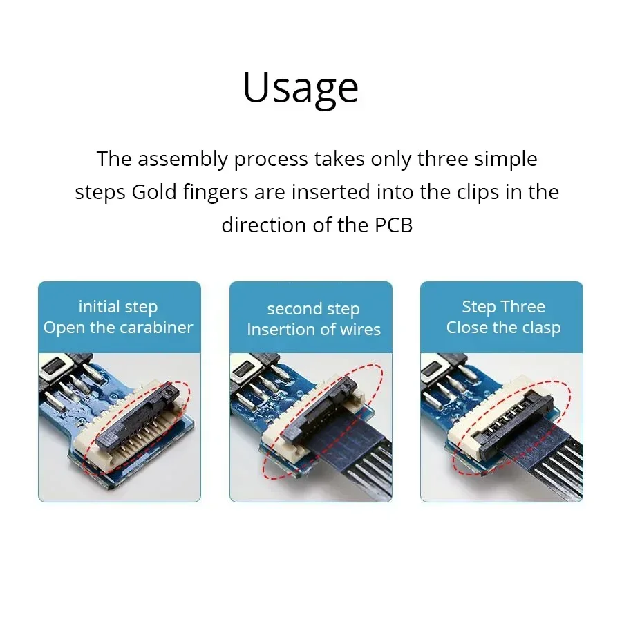 5-100CM USB 2.0 Up Angle Data Cable Micro Type-C Mini Elbow Gimbal Camera Monitor FFC FPV Flat Thin Flexible Cable FPC 20CM 30CM
