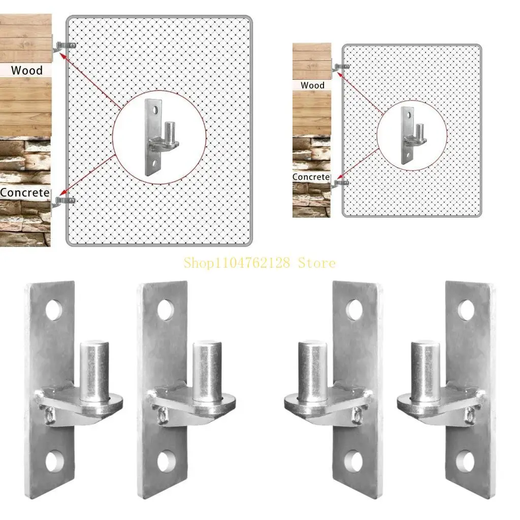 

2 упаковки наружной цепной цепи забор забор шарниров
