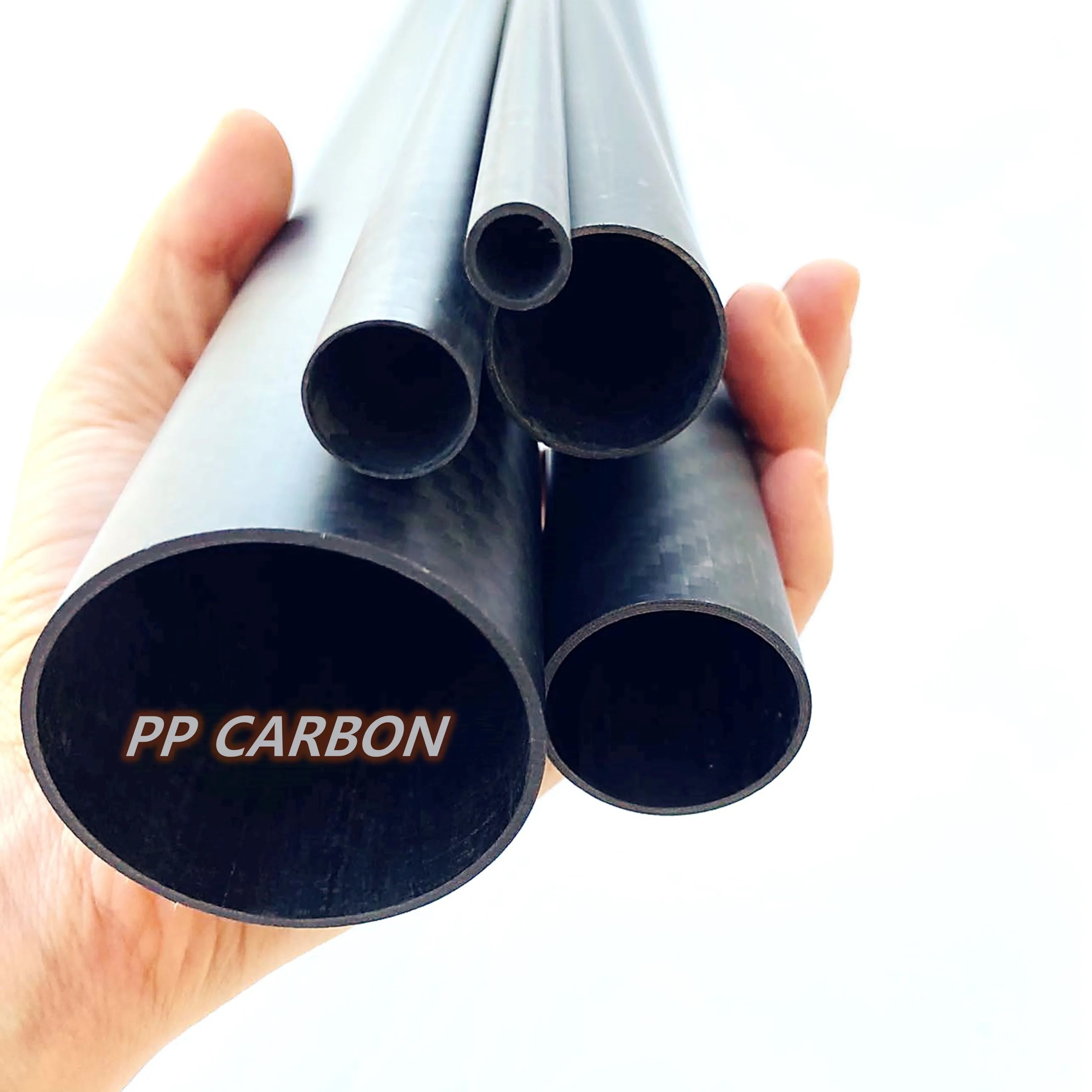 750mm 600mm Carbon Fiber Tube for RC Helicopter Airplane Parts OD 10mm 16mm 20mm 22mm 24mm 26mm 30mm Hardness Composite Material