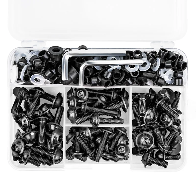 Kit de parafusos de carenagem para carroceria, 190 peças, para honda cbr600rr 2003-2020 cbr1000f cbr 600 900 929 954 1000 rr cbr600 f f2 f3 f4 f4i