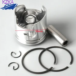 Piston Kit Std For Tohatsu Nissan Outboard 9.8HP 8HP 50MM 2T 3B2-00001 Piston Kit - STD Outboard Engine MERCURY 6HP 3B2-00001-0