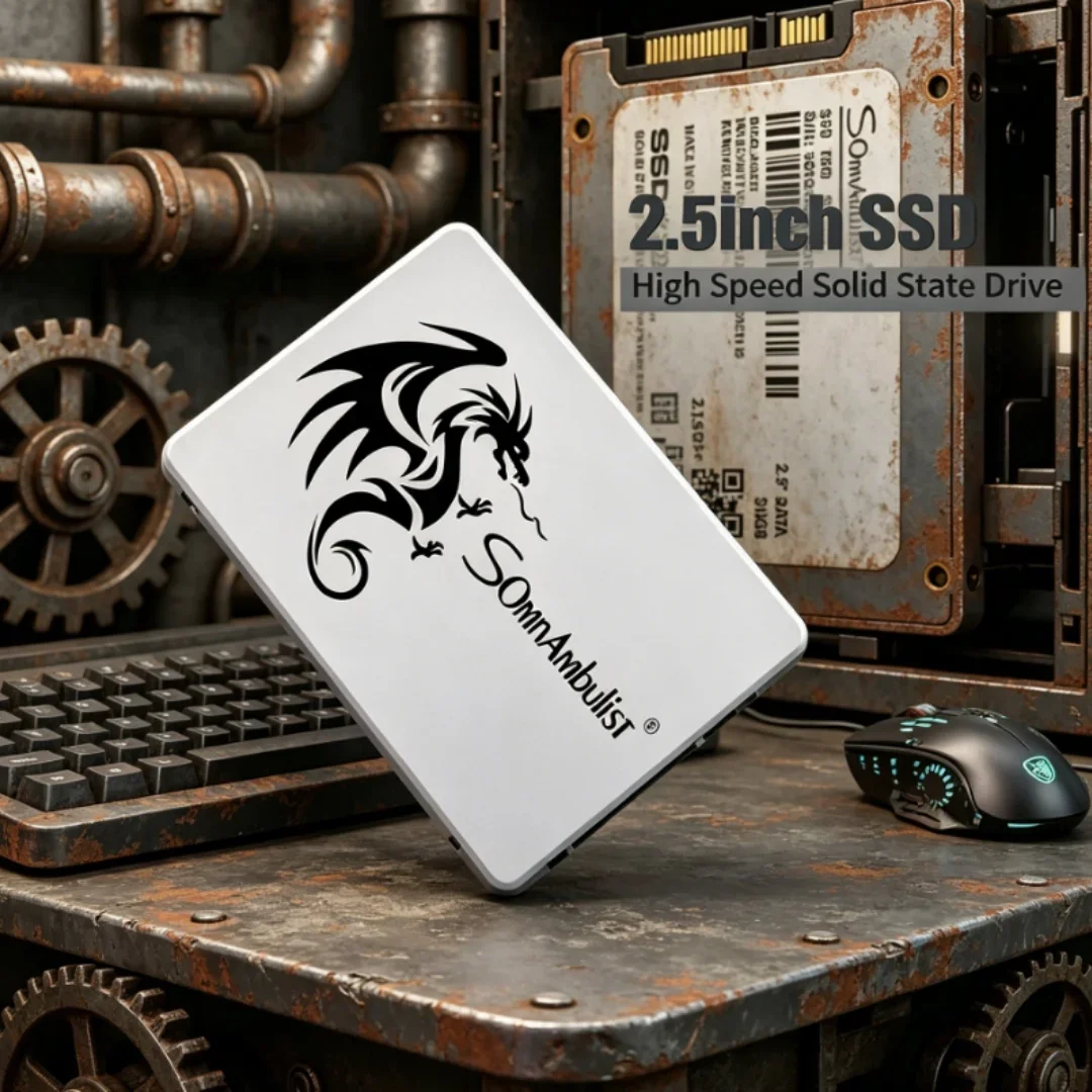 

Premium Durable High Speed SomnAmbulist 2.5inch Sata3 Solid State Drive 64GB To 2TB Internal SSD for PC Laptop Upgrade 512GB