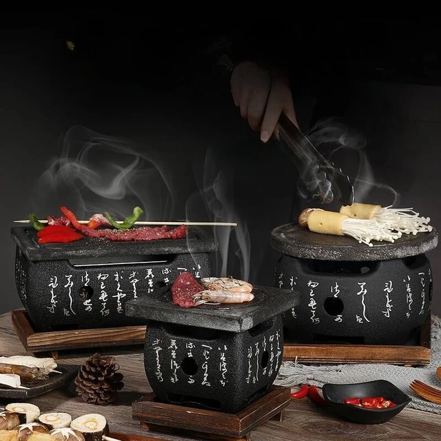 Lava Hot Cooking Stone with Stove Set Japanese Steak Hot Stones Indoor Grill Sizzling Hot Steak Stone Cooking Rock Set AliExpress