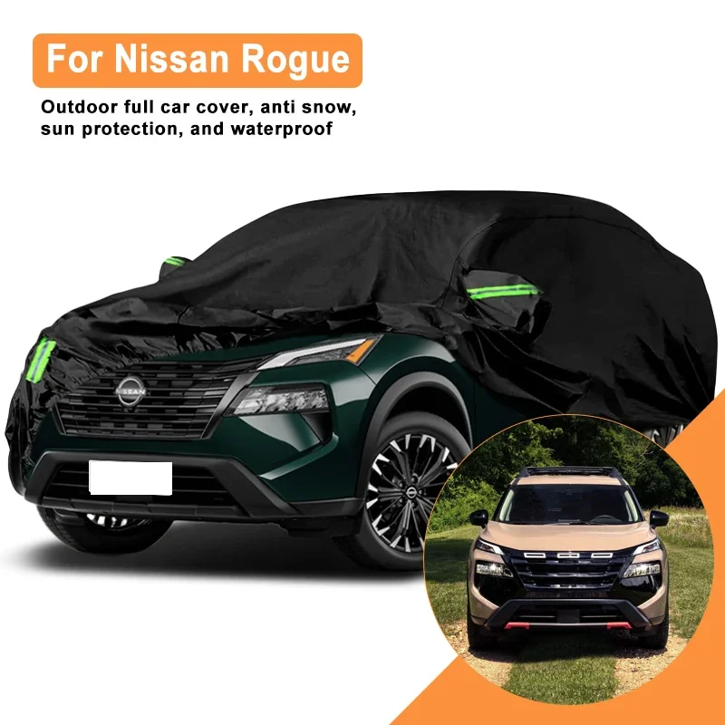 

For Nissan Rogue Car Full Cover - Outdoor Waterproof Snowproof Sunshade, Winter & Summer All Weather Auto Protection Accessories