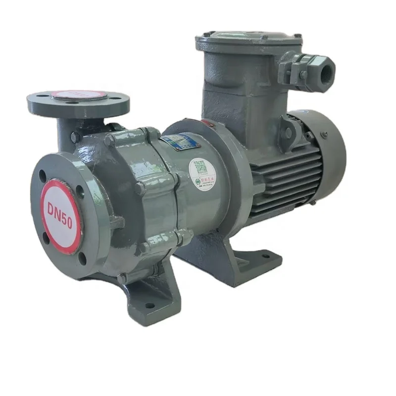 مبطنة بالفلور ارتفاع ضغط مقاومة للتآكل HNO3 الصناعة الكيميائية مضخة مغناطيسية قوية ذاتية التحضير #1