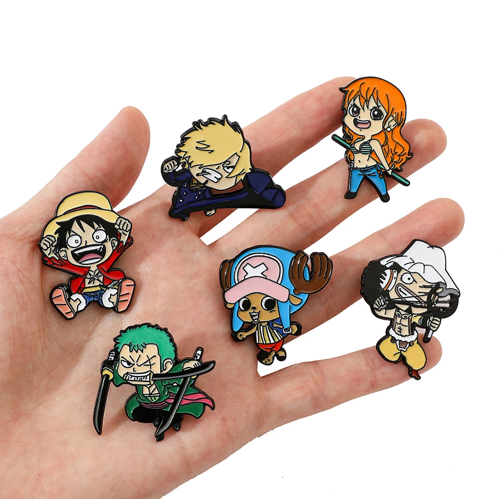 6 قطع دبابيس معدنية مطلية بالم - مراجعة Lapel Pin Enamel وسعره