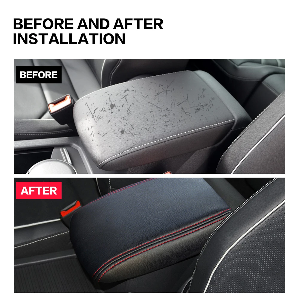 Für VW Tiguan 1 2 MK1 MK2 2007 - 2024 2008 2009 2010 2011 Auto-Armlehnenbox-Abdeckung Mittelkonsole Innenausstattung Zubehör – Detail 2