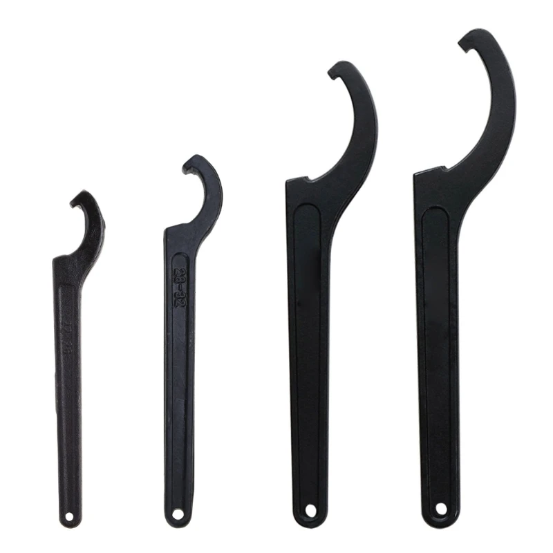 Black Finish Steel Hook Spanner Wrench H9EE