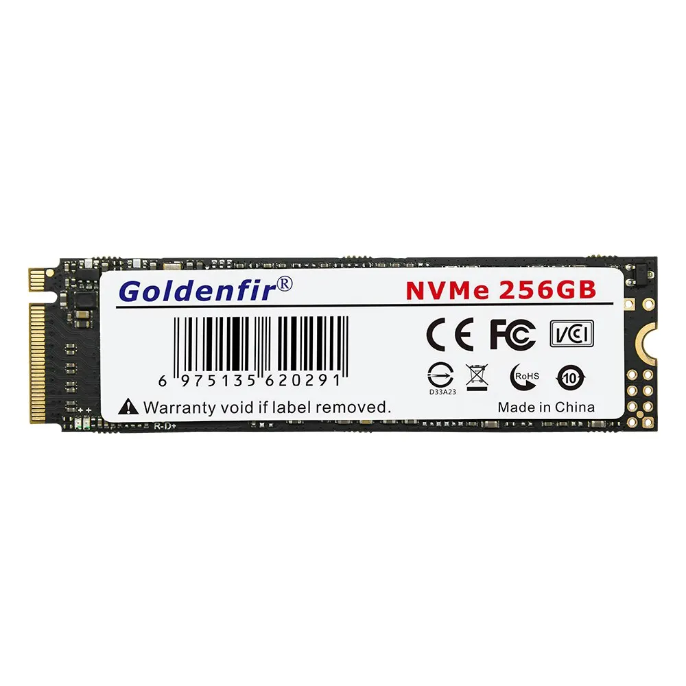 Goldenfir ssd nvme3.0 256gb m.2 pcie 128gb 512gb 1tソリッドステートディスク2280内蔵ハードドライブラップトップ用デスクトップtlc/qlc