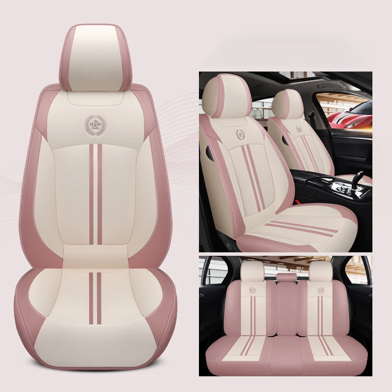 YUCKJU Car Seat Cover Leather For Chevrolet Captiva Sonic Sail Spark Blazer epica Cavalier Trax Aveo Camaro Equinox Cruze