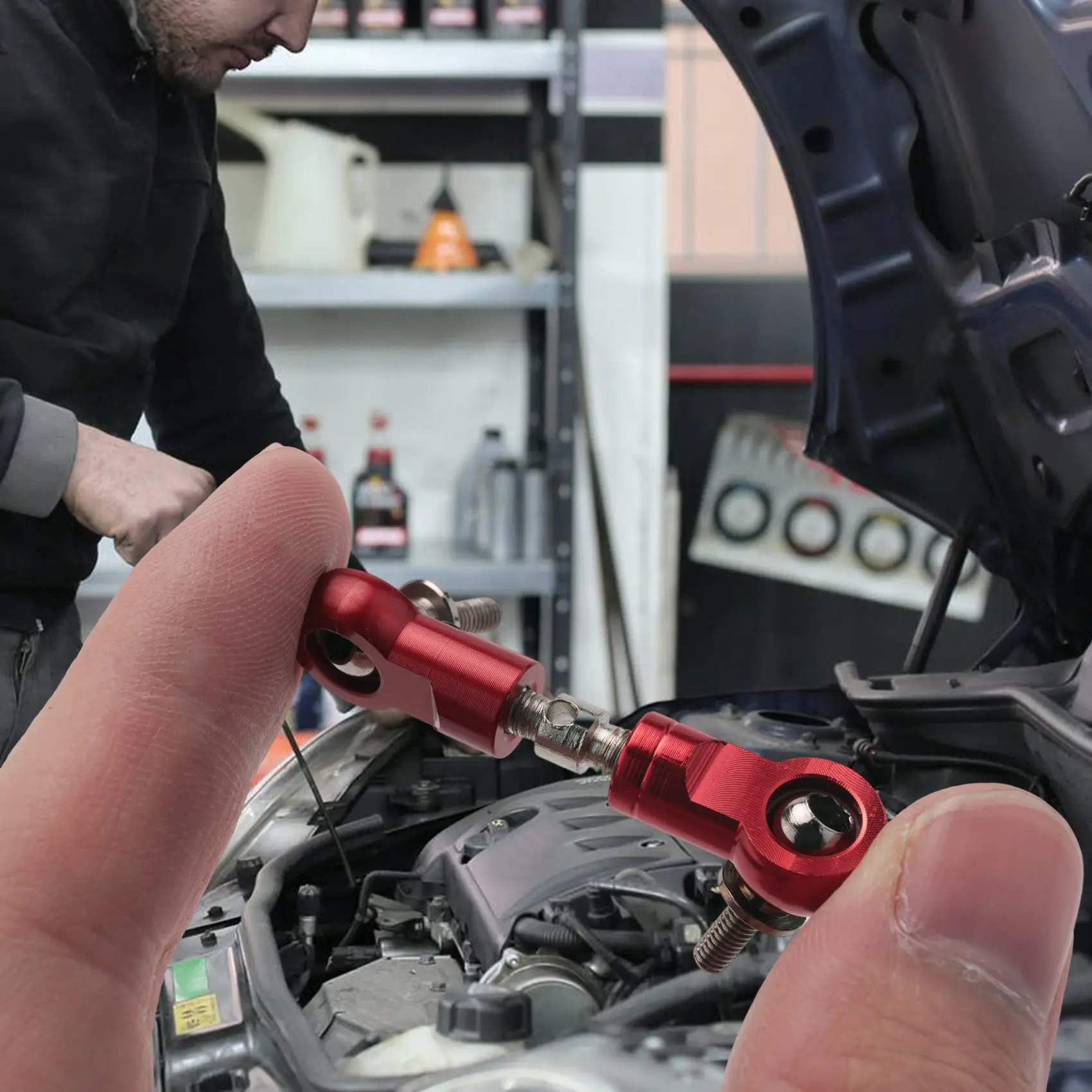 Bras de Servo de Direction CNC, Adapté aux user ins 1/5 I ROFUN ROVAN KM BAAlban5B 5T 5SC Losi 5Ive T, Pièces de Voiture Rc, Orange Rouge