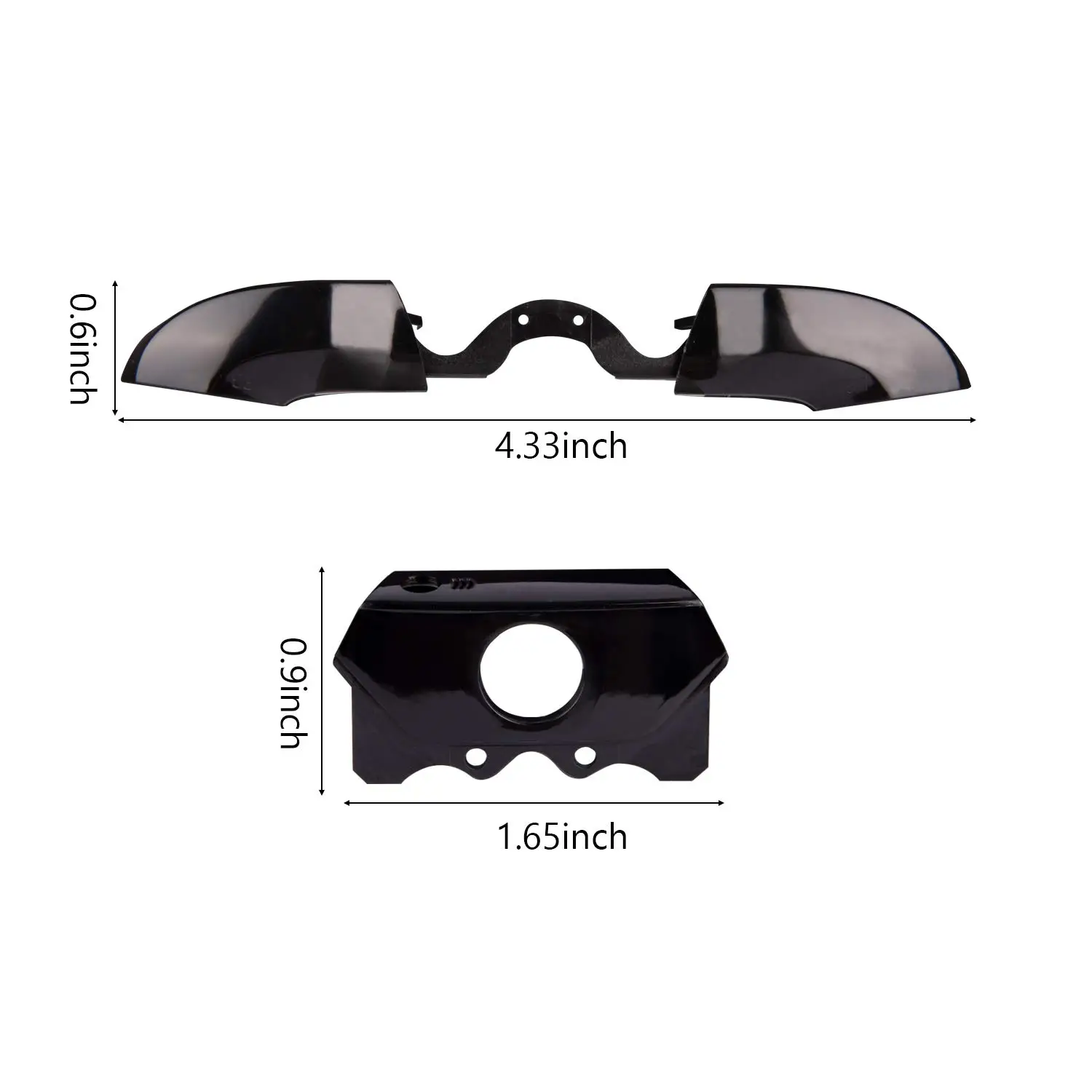 2 قطعة LB RB مصدات أزرار ل xbox One النخبة تحكم (1698) ل Xbox One اللاسلكية تحكم (1697) اكسسوارات