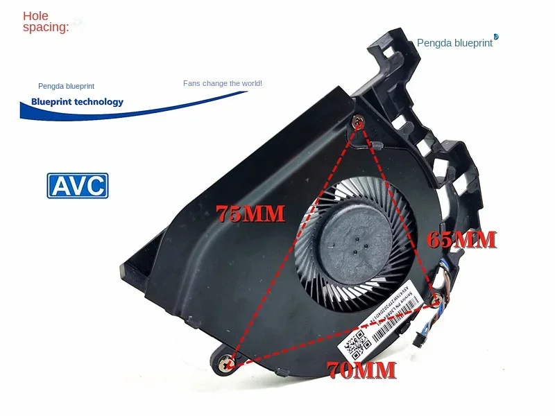 pa AVC turbo blower 5V0.5A HP laptop BAPA0810R5H silent USB plug cooling fan