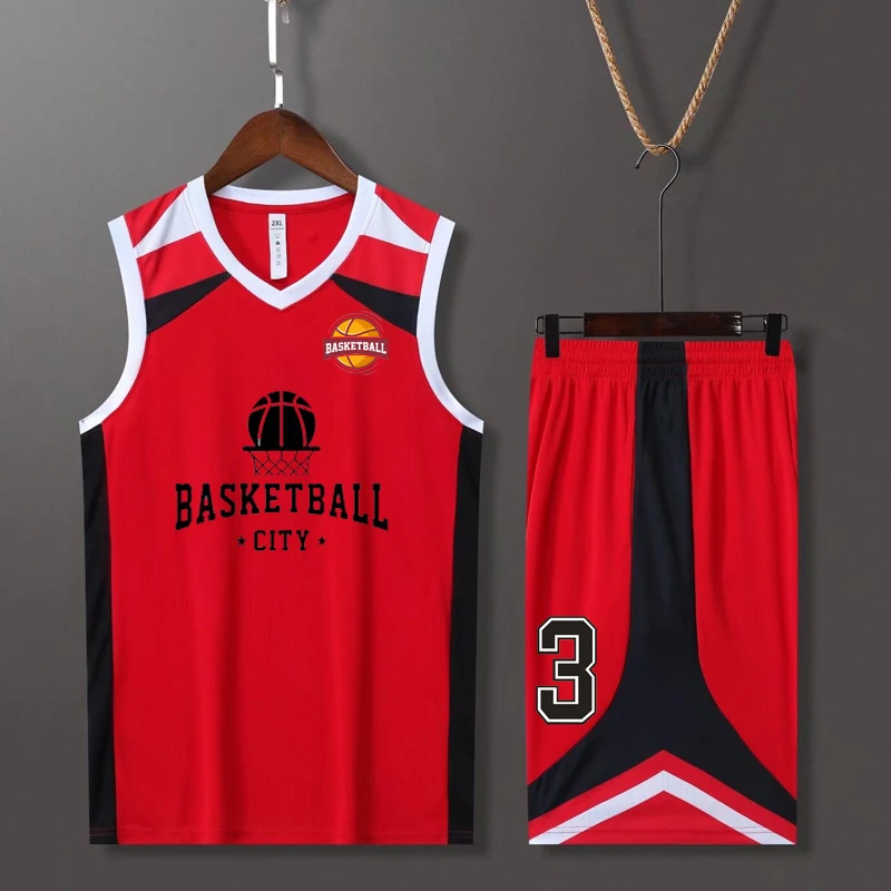 Men Children Basketball College Match Training Uniform Basketball Team Jersey Plus Size Sublimation Printing Logo Name