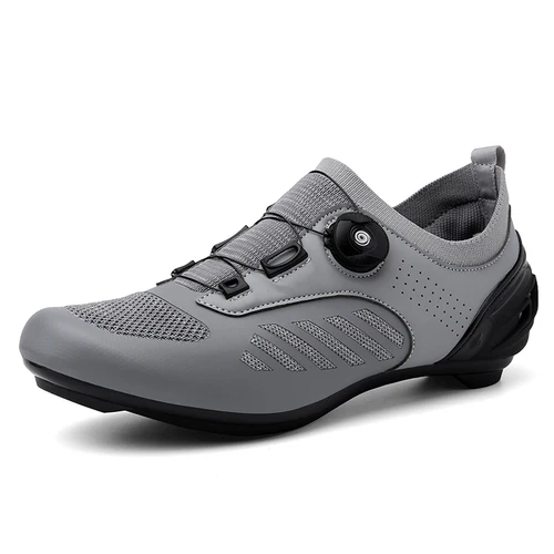 Imagen 2 del producto Zapatos profesionales para bicicleta de montaña para hombre, zapatillas de ciclismo para mujer, calzado para bicicleta de montaña, calzado deportivo con tacos planos para ciclismo, carreras de velocidad en carretera