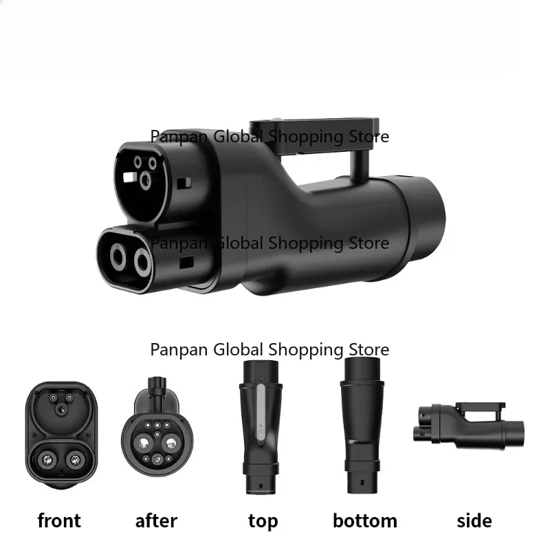 Hot Selling G-B/T to CCS2 EV Converter Adapter DC 250A 1000V 250KW IP65 Waterproof Electric Vehicle Charging Adaptor