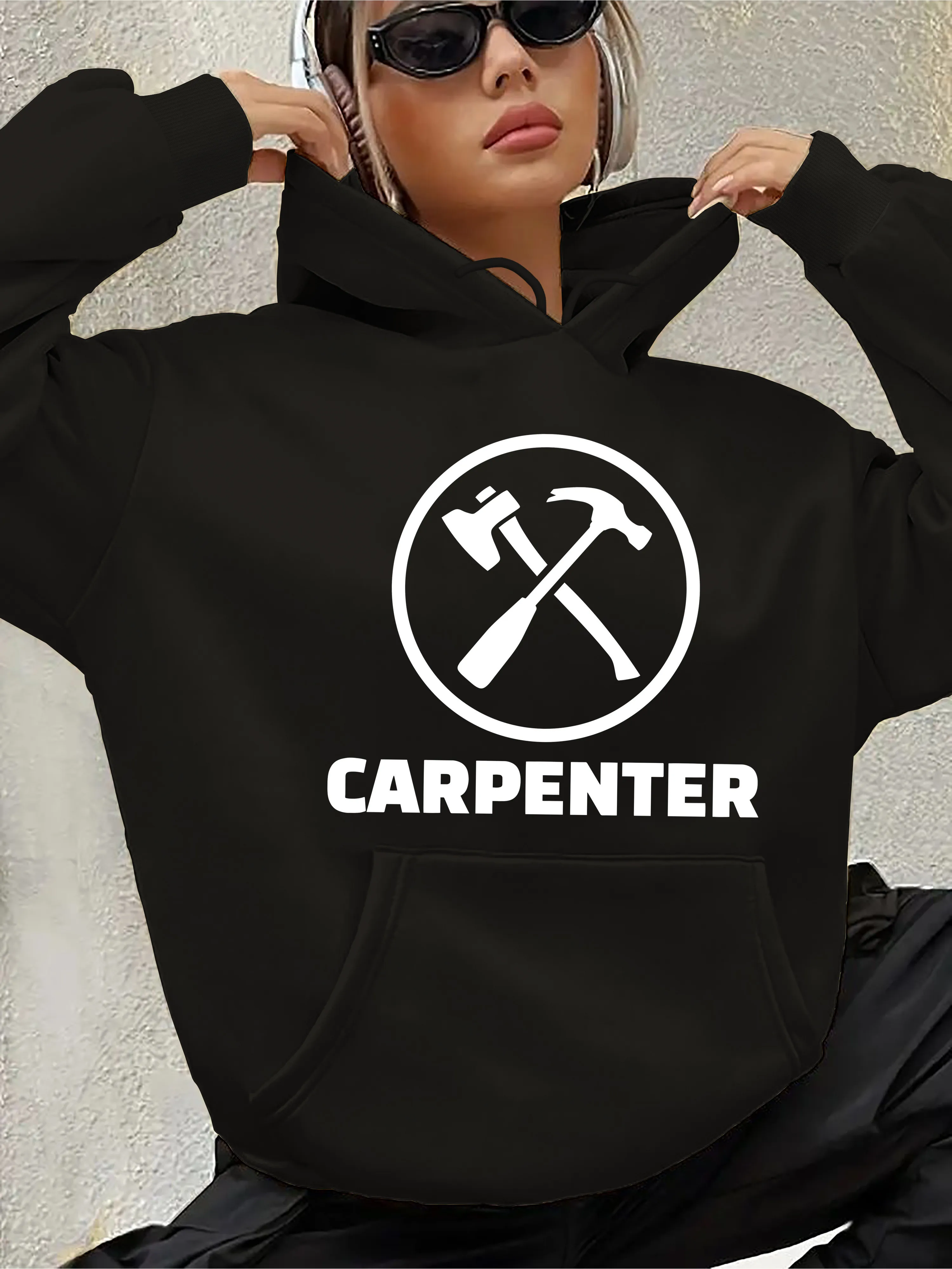 

Tool Graphic Printing Autumn and Winter Cotton Men's and Women's Hoodies Casual Outdoor Street Sports Training Brand Trend