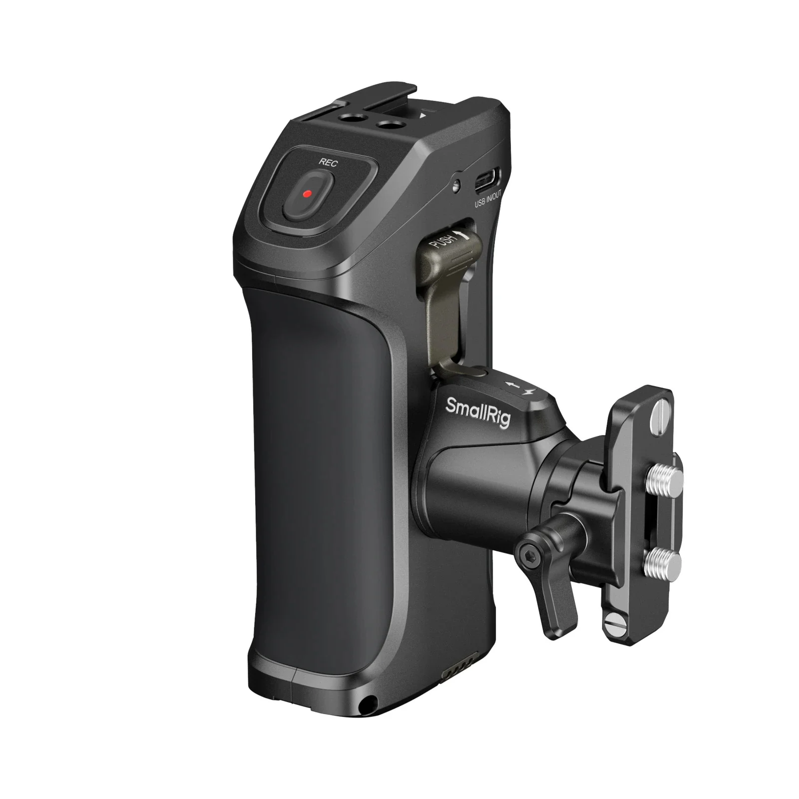 SmallRig Rotating Side Handle with Trigger REC for Selected Canon / Blackmagic Design Sony Cameras Handle With Cold Shoes Mount