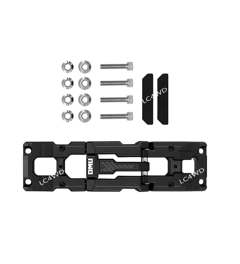 LC4WD 4X4 Exterior Accessories OMU Series Door Hinge Step Aluminum Folding Foot Pedal For Jeep Wrangler JK JL JT - view 2