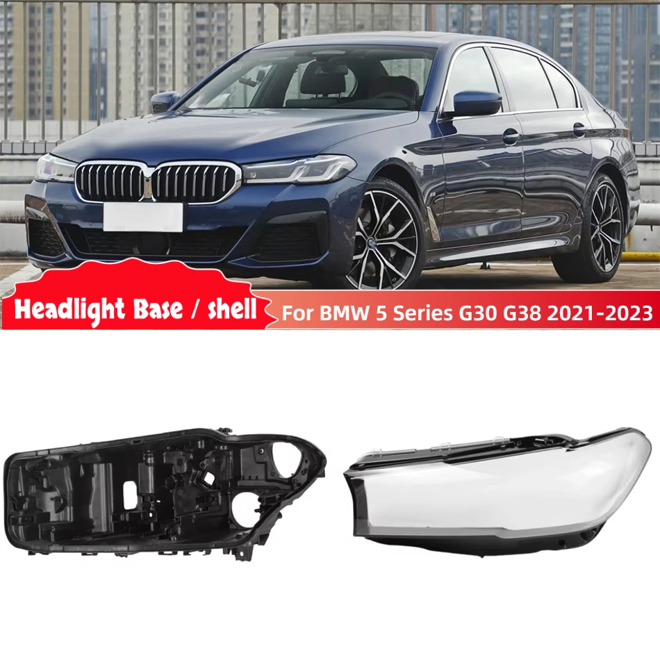 

For BMW 5 Series G30 G38 2021 2022 2023 Car Accesorries Base Head Lamp Shell Headlight Support Headlight Shell Lens